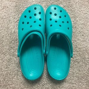 Crocs - size 14 blue/aqua